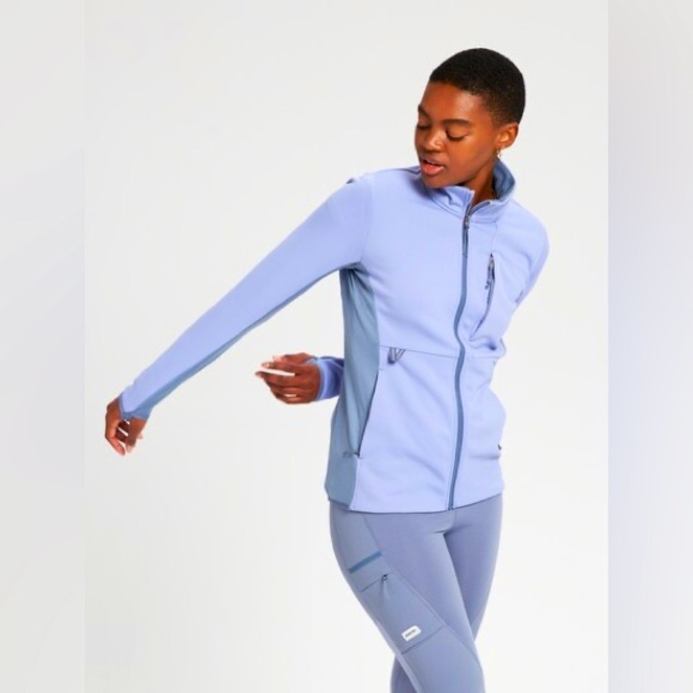 Burton Women's Foxglove Violet/Folkstone Gray Multipath Full Zip Fleece